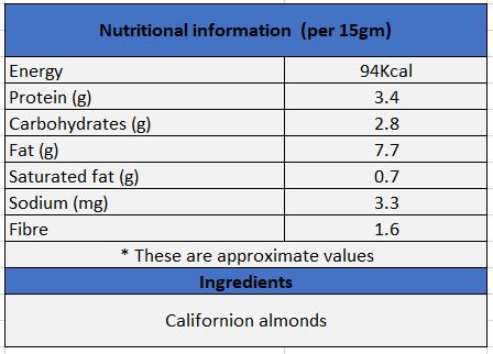 dry fruit almond (weight)